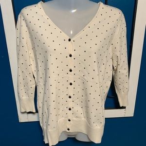 Cleo petites pokadot cardigan